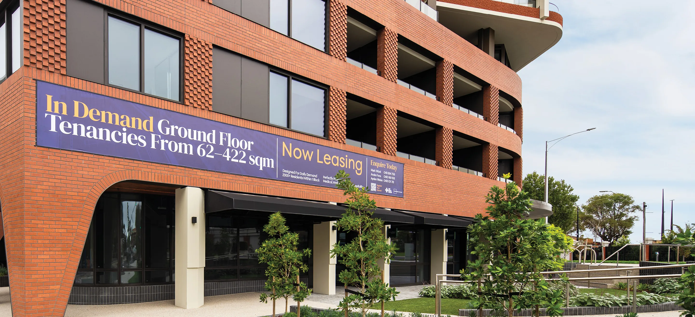 In Demand — Ground floor tenancies from 62–422 sqm now leasing at Caulfield Place